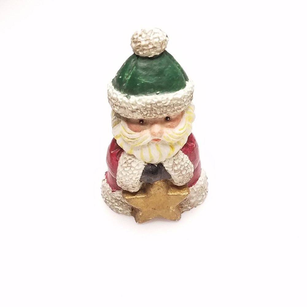 Christmas Holiday Santa Clause St Nick Star Brooch